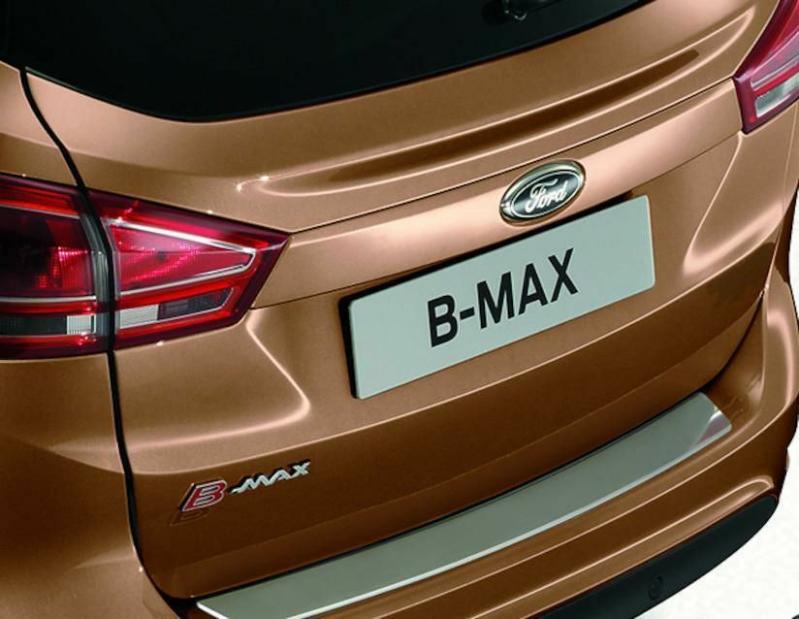 Exterior Protection | B-Max Rear Bumper Protector Polished Stainless Steel 2012 Exterior Accessories Exterior Protection