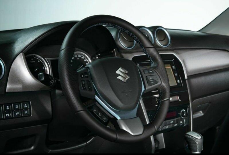 Exterior Styling | Leather Steering Wheel Blue Stitching Exterior Accessories Exterior Styling