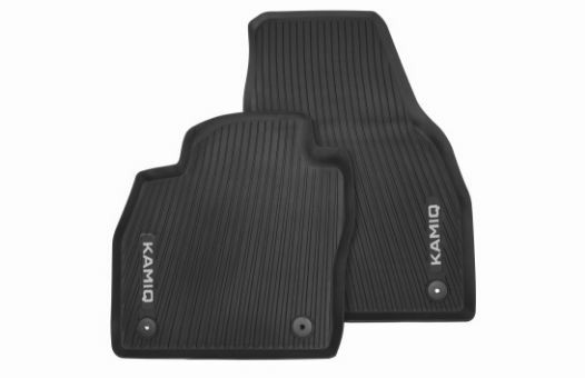 Floor Mats | All-Weather Interior Mats "" Black – Front For Kamiq Rhd Floor Mats Floor Mats