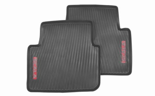 Floor Mats | All-Weather Interior Mats Scala "" Black And Red – Rear Floor Mats Floor Mats