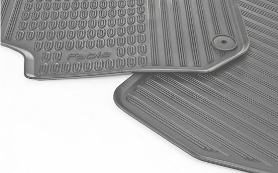 Floor Mats | Fabia Set Of Rubber Car Carpets Ii Floor Mats Floor Mats