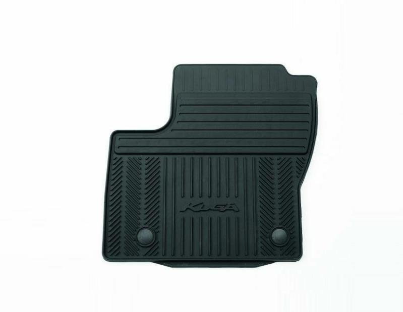 Floor Mats | Kuga Rubber Floor Mats Front, Black 200810/2012 Floor Mats Floor Mats