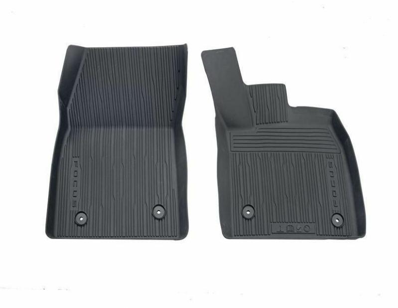 Floor Mats | Rubber Floor Mats In Tray Style With Raised Edges, Front, Black. Vehicles With Automatic Transmission. Floor Mats Floor Mats