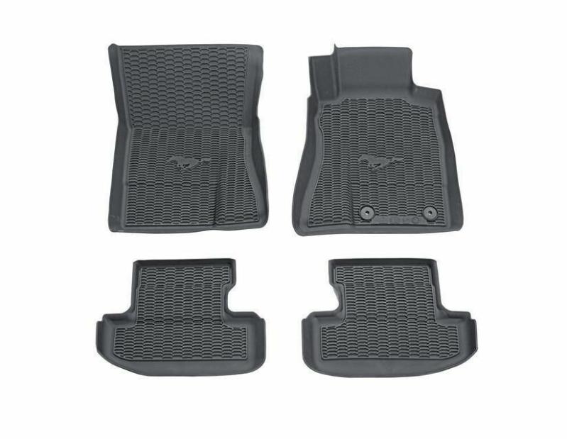 Floor Mats | Rubber Floor Mats Tray Style Design, Front And Rear, Black Floor Mats Floor Mats