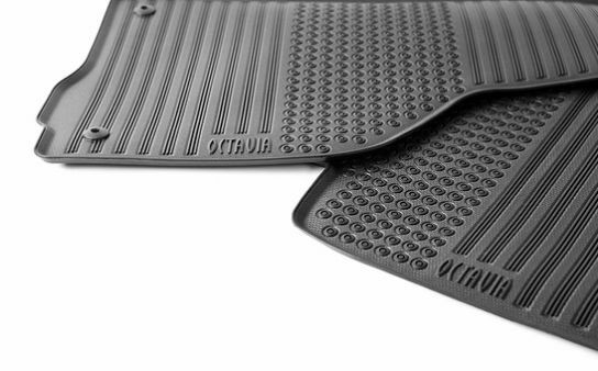 Floor Mats | Set Of Rubber Carpets For Octavia Ii Floor Mats Floor Mats