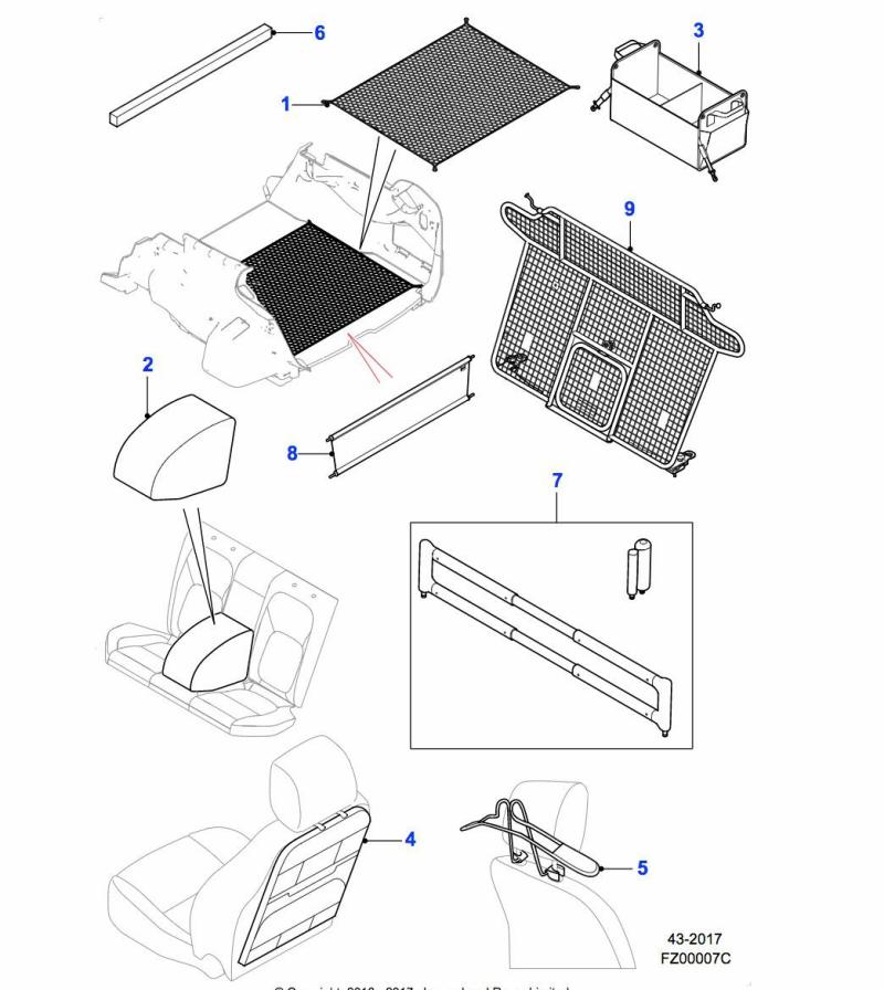 Interior Protection & Storage | Aperture Retention Net Interior Accessories Interior Protection & Storage