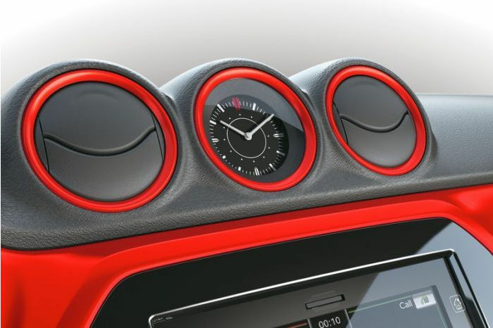 Interior Styling | Dashboard Coloured Trim Ring Set Red Interior Accessories Interior Styling