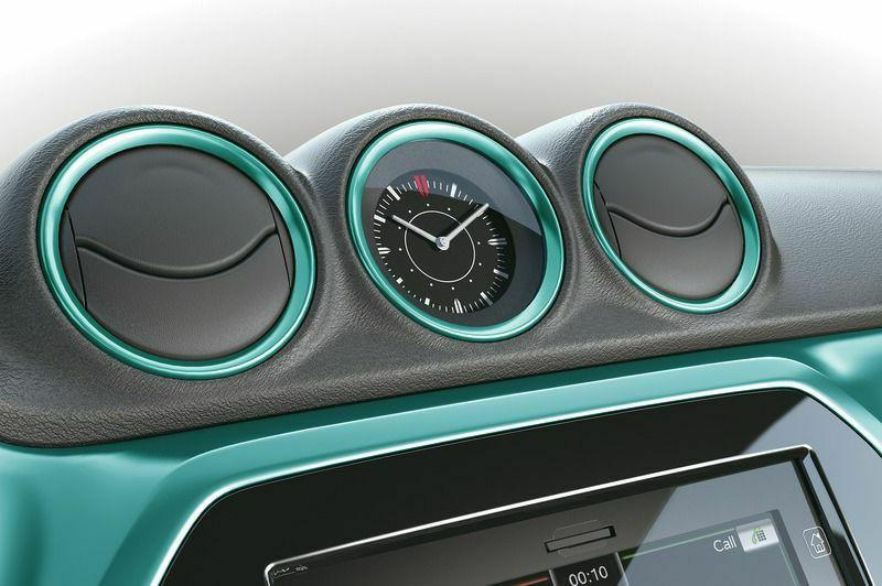 Interior Styling | Dashboard Coloured Trim Ring Set Turquoise Interior Accessories Interior Styling