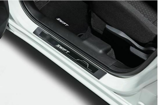 Interior Styling | Door Sill Trim Set, Black With Logo Interior Accessories Interior Styling