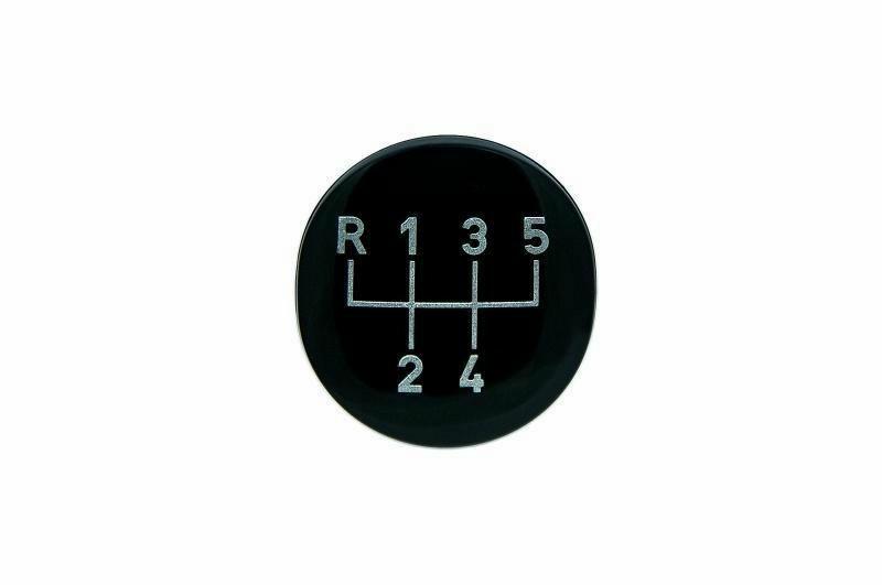 Interior Styling | Genuine 5-Speed Gear Knob Badge Emblem Black Interior Accessories Interior Styling