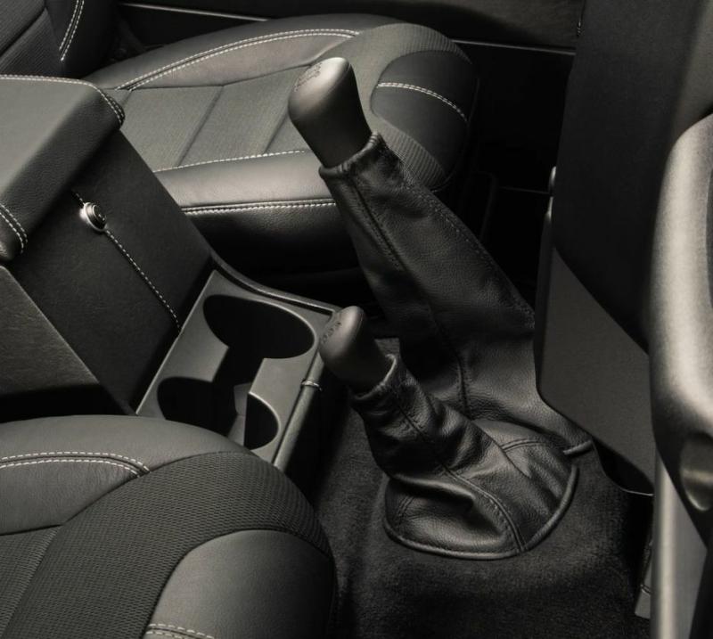 Interior Styling | Hand Brake, Gear And Transfer Lever Gaiters – Black Leather Interior Accessories Interior Styling