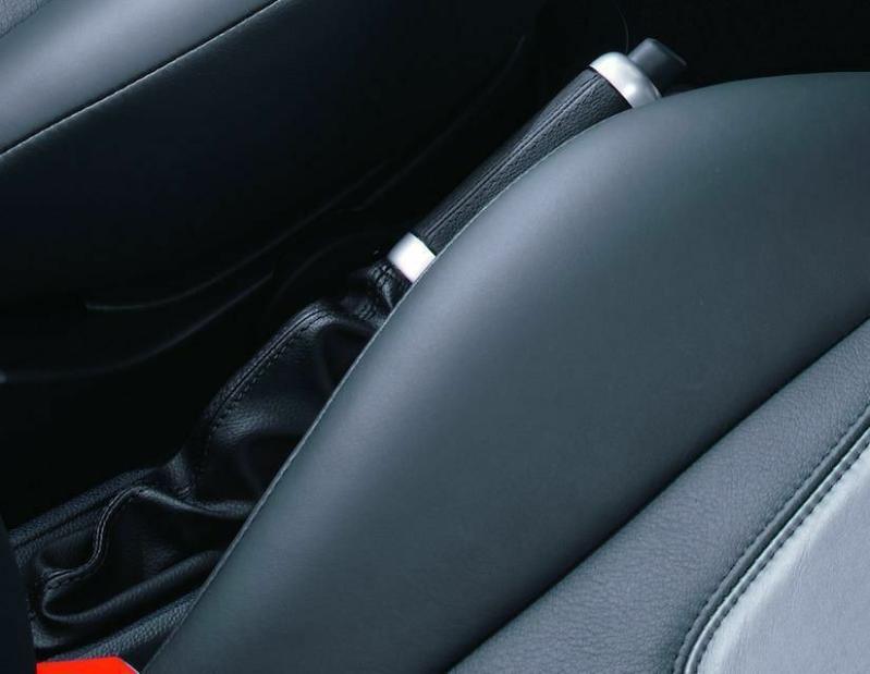 Interior Styling | Ka Hand-Brake Cover Black With Matt Chrome Finish Rings 09/200805/2016 Interior Accessories Interior Styling