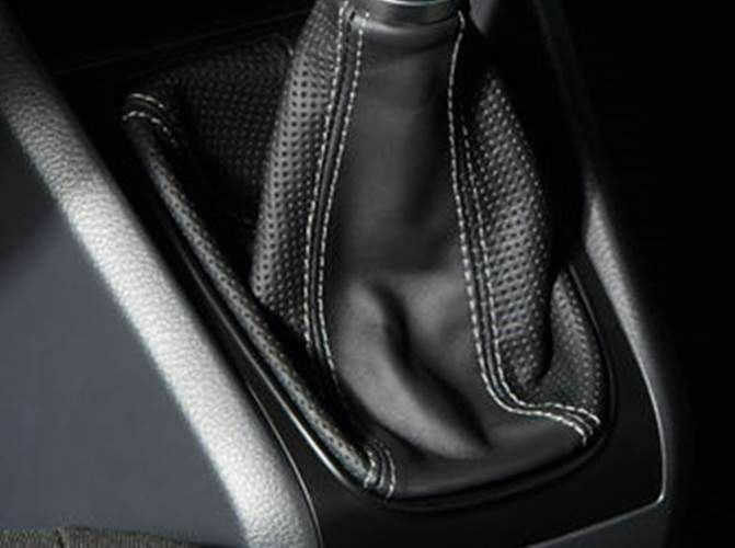 Interior Styling | Leather Gear Boot – Black Leather W/Silver Stitching Interior Accessories Interior Styling