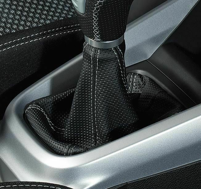 Interior Styling | Leather Gear Boot – Black With Silver Interior Accessories Interior Styling