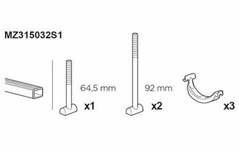 Roof Accessories | Adapter Kit For Square Type Roof Bars Exterior Accessories Roof Accessories