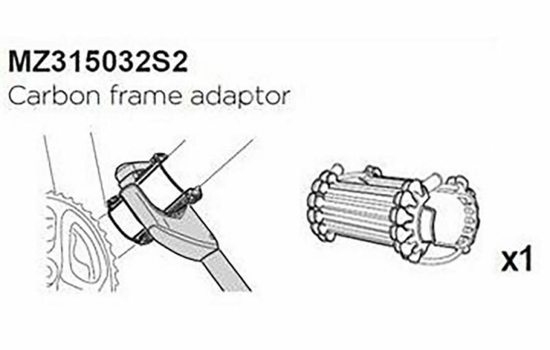 Roof Accessories | Adaptor Kit For Carbon Frame Bikes Exterior Accessories Roof Accessories