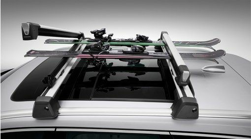 Roof Accessories | Ski Holder Aluminium Four Skis Exterior Accessories Roof Accessories