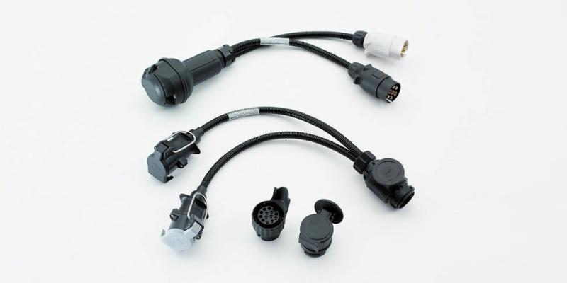 Towing | 2X 7 Pin Plugs To 13 Pin Socket Exterior Accessories Towing