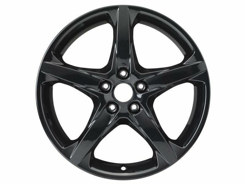 Wheels | Alloy Wheel 18" 5-Spoke Design, Absolute Black. Except Econetic And Hev. Exterior Accessories Wheels