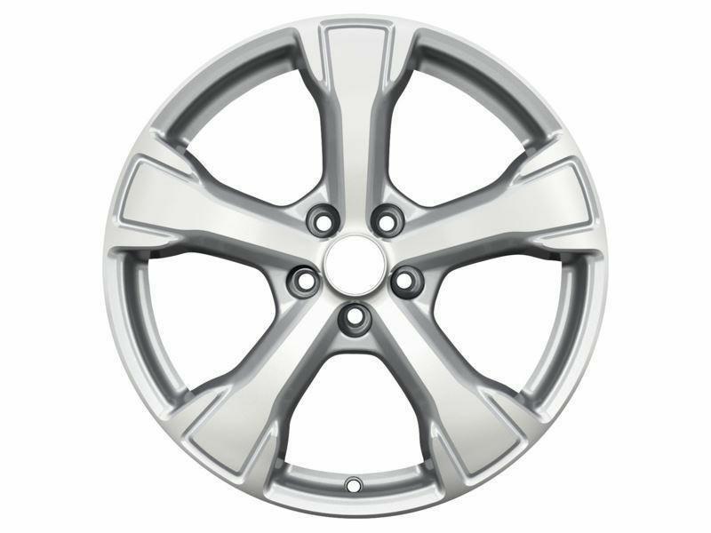 Wheels | Alloy Wheel 18" 5-Spoke Design, Sparkle Silver Machined Exterior Accessories Wheels