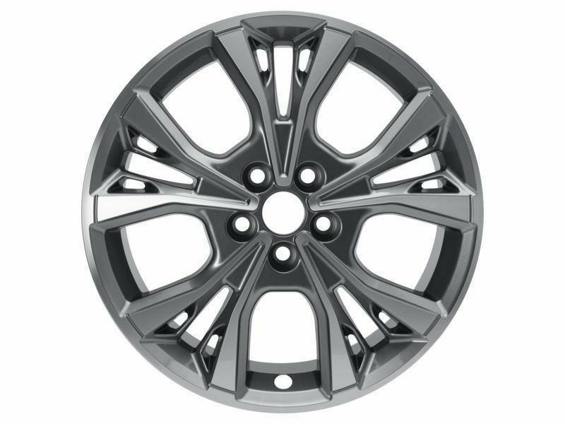 Wheels | Alloy Wheel 18" 5-Spoke Y Design, Rockmetallic Machined Exterior Accessories Wheels