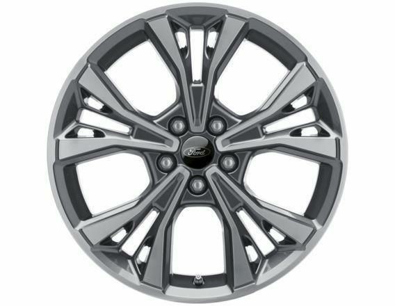 Wheels | Alloy Wheel 18" 5 X 2-Spoke Design, Tarnish Dark Machined Exterior Accessories Wheels