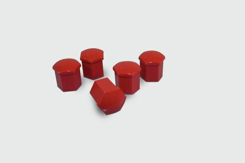 Wheels | Alloy Wheel Bolt Cover Set Red Exterior Accessories Wheels