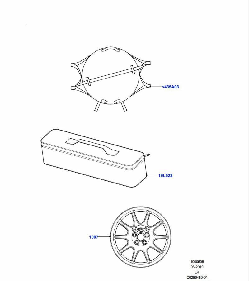 Wheels | Spare Wheel Stowage Bag – Phev Exterior Accessories Wheels