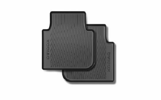 Floor Mats | All-Weather Interior Mats – Rear, Kodiaq Floor Mats Floor Mats